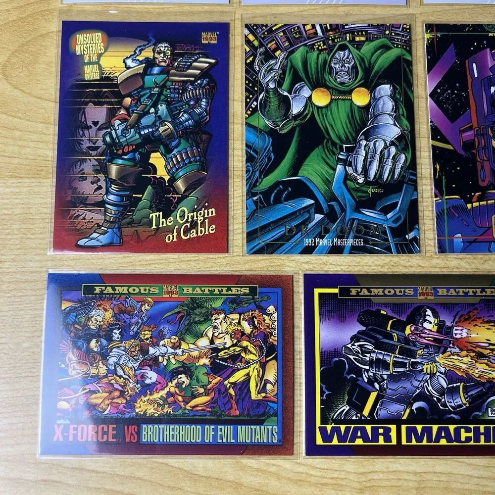 Marvel Trading Card Lot 1991 Universe 1992 Masterpieces 1995 Fleer Ultra X-Men